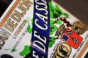 Creme de Cassis, zin in frankrijk