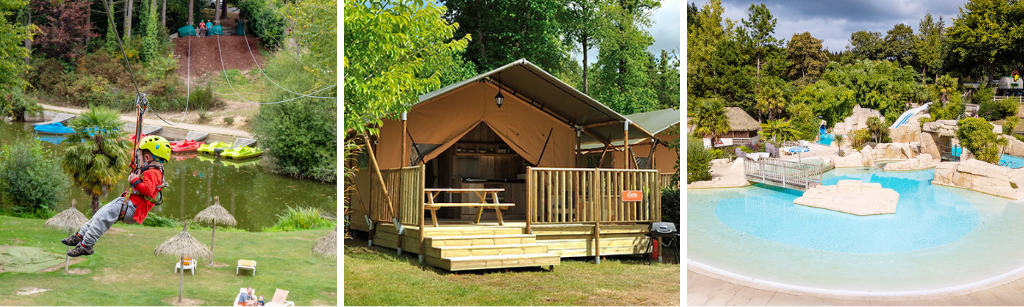 camping domaine des ormes origineel overnachten bretagne,