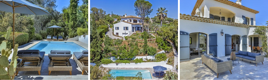 Vakantievilla in Les Issambres, mooiste vakantievilla's in Zuid-Frankrijk