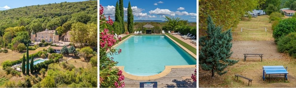 Camping Chateau de l Eouviere, camping Côte d'Azur