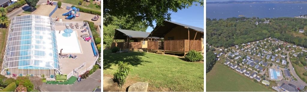 Camping de Kerleyou, glamping safaritenten Bretagne