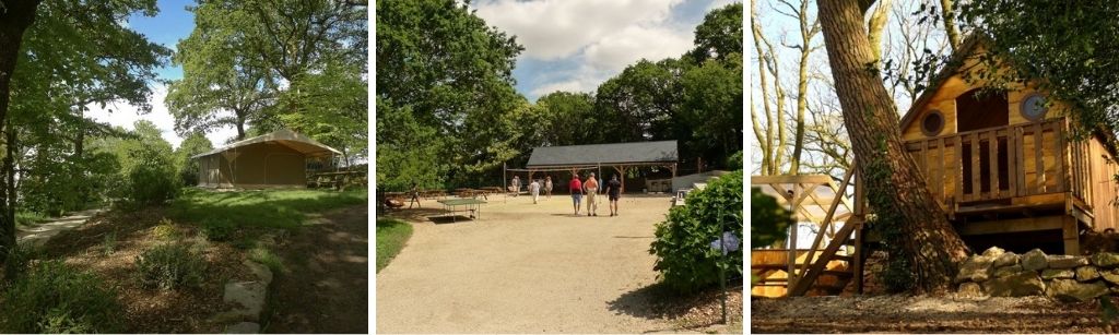 Camping de Pont Calleck, glamping safaritenten Bretagne