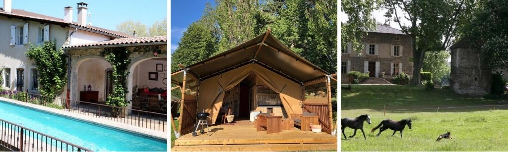 Domaine La Bonne Etoile, glamping safaritenten Drôme