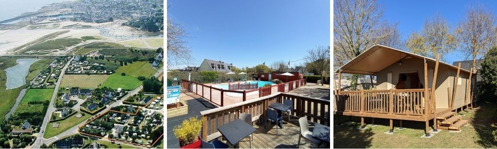 camping de keralouet, glamping safaritenten Bretagne