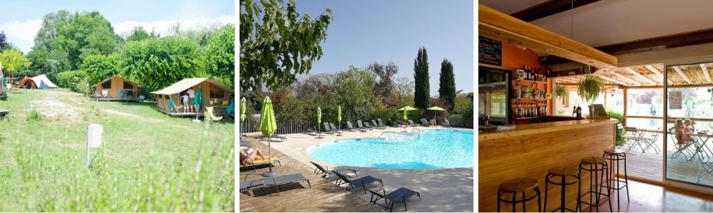 Camping Forcalquier, glamping safaritenten Provence
