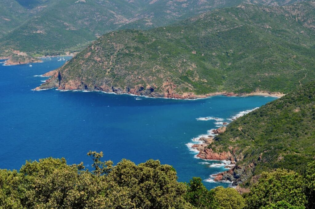 Uitzicht Col de la Croix close up Corsica pvf, corsica
