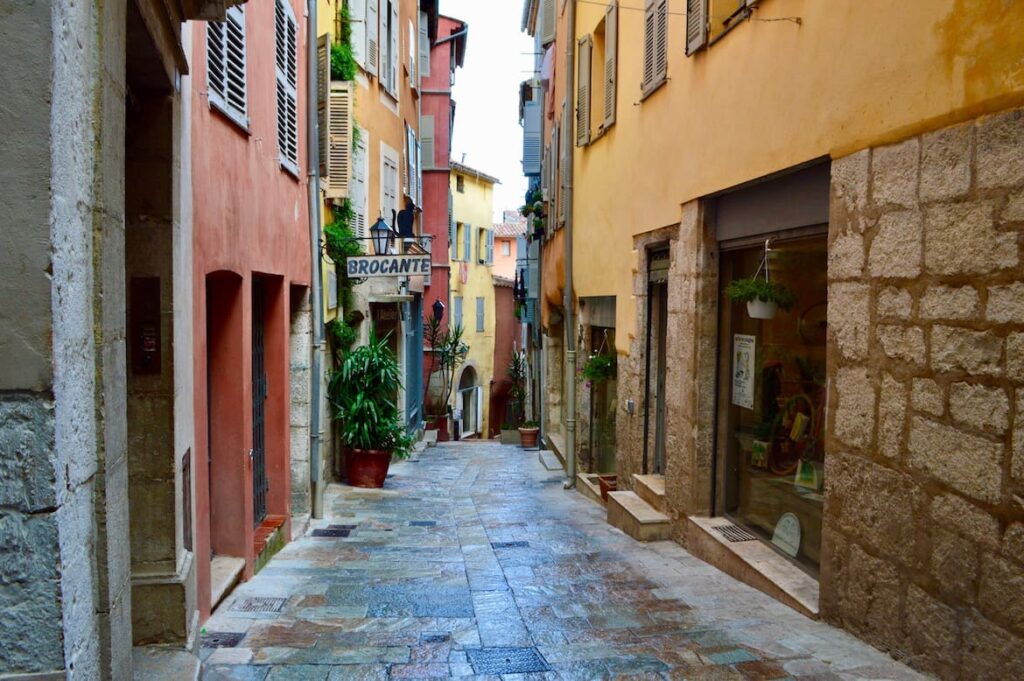 Grasse steegje PVF, Route Napoléon