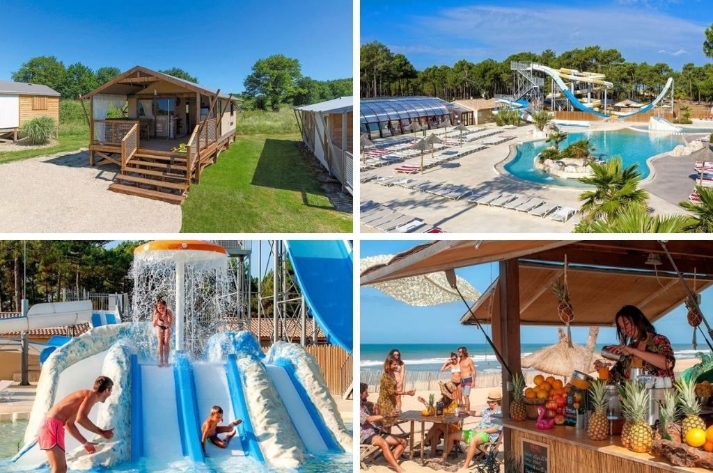 camping atlantic club montalivet 1, glampings