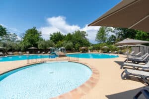 flower Camping La Rouillere zwembad, zin in frankrijk