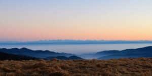 Route des Cretes in de Vogezen Le Markstein, zin in frankrijk