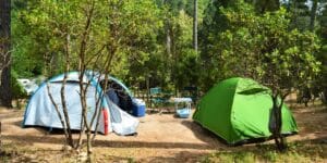 Natuur camping 2 PVF header, zin in frankrijk
